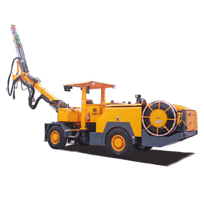 Compacte boormachine voor tunnelondersteuning en rotsverankering